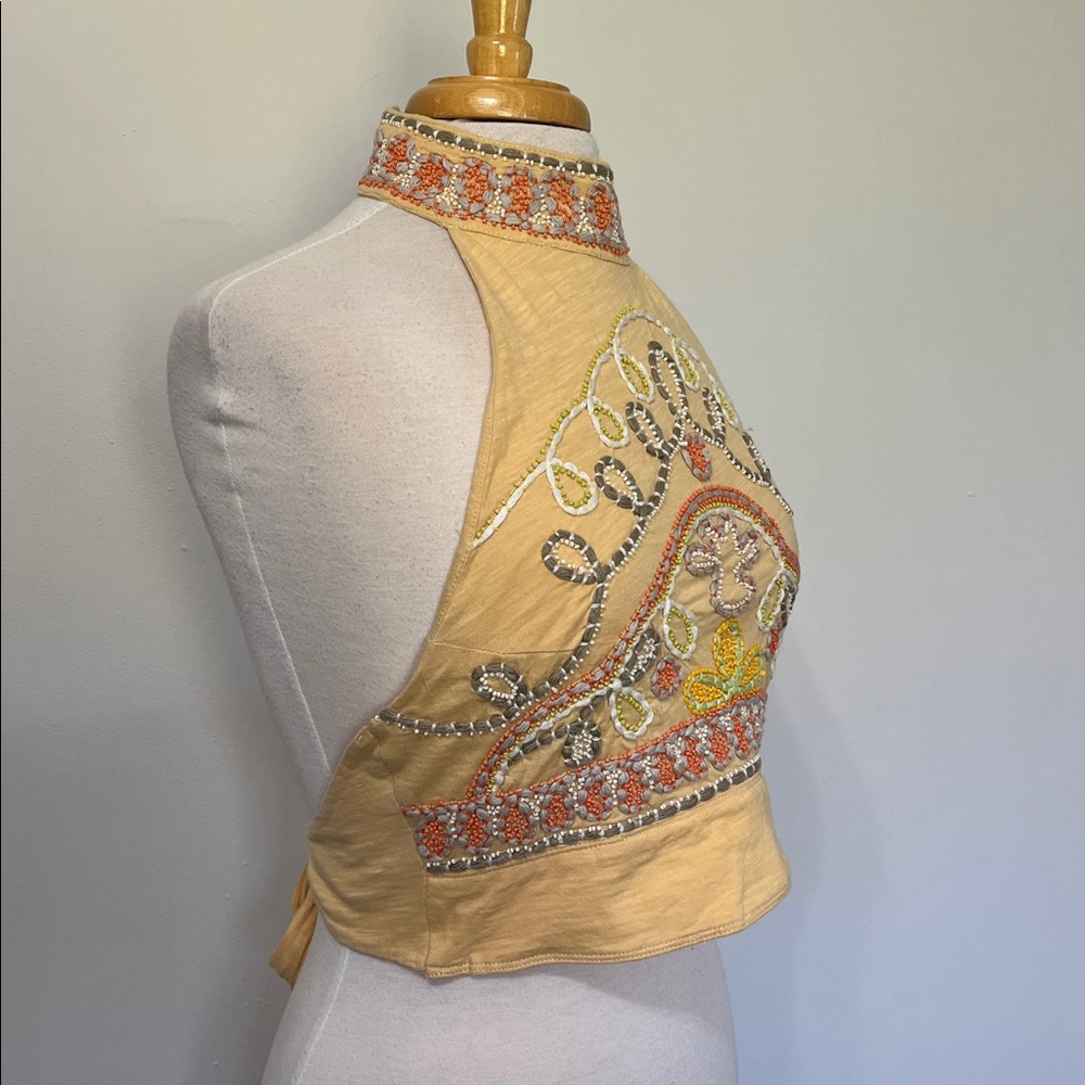 Free People l Nectar Combo Embroidered GOA Tank NWT Retail $98! Size Medium - Picture 5 of 7
